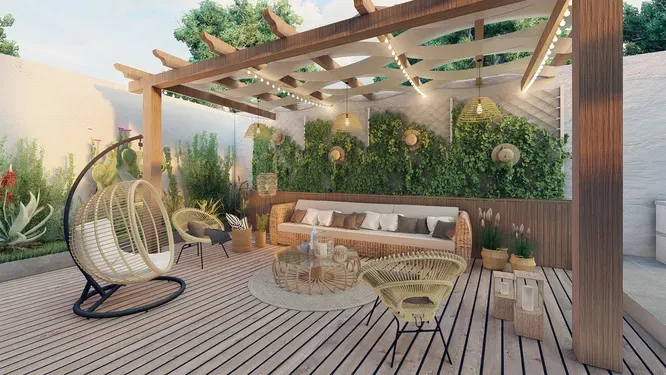 Terrasse à ANDOINS